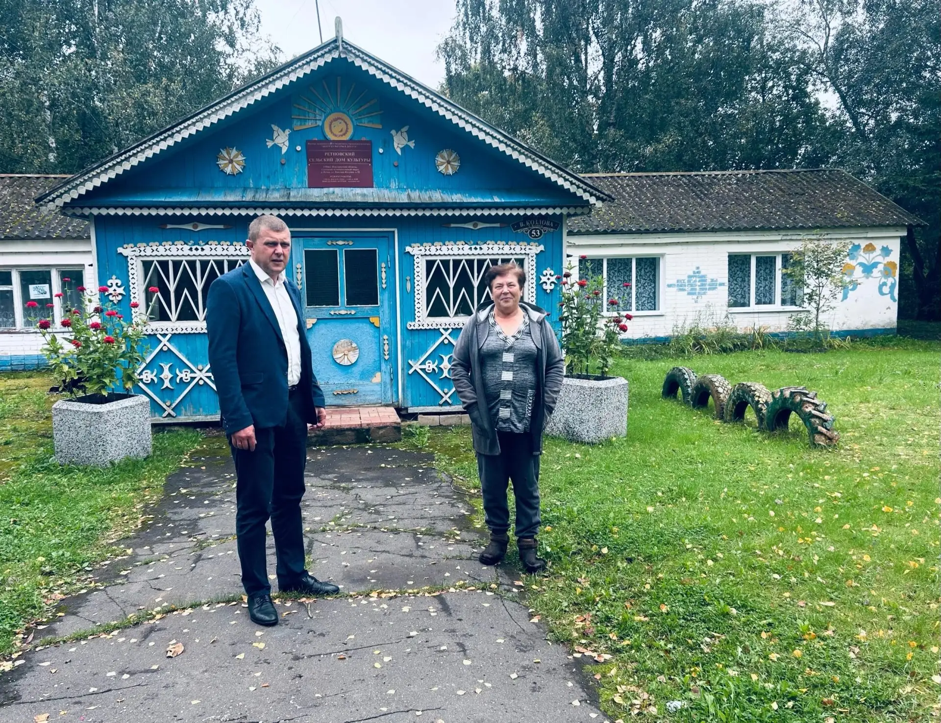 С рабочим визитом посетил сегодня деревню Ретно🏡