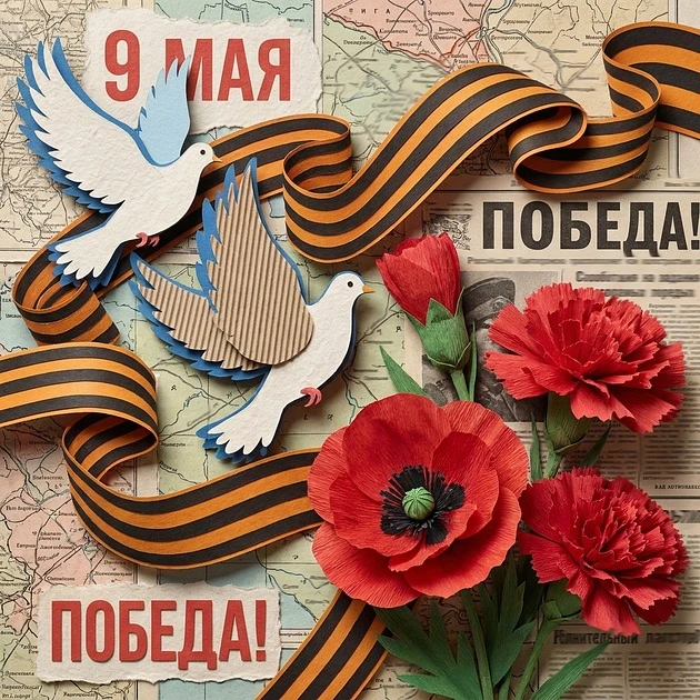 Уважаемые жители! От всего сердца поздравляем  Вас с Днём Великой Победы! 9 Мая — день гордости и па