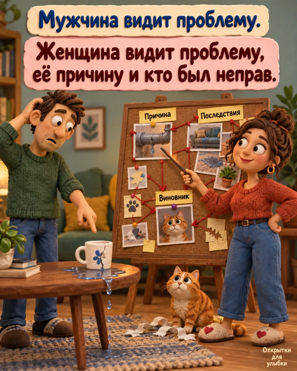 🔎 Он ещё спрашивает «что случилось?», а я уже восстановила всю цепочку событий.