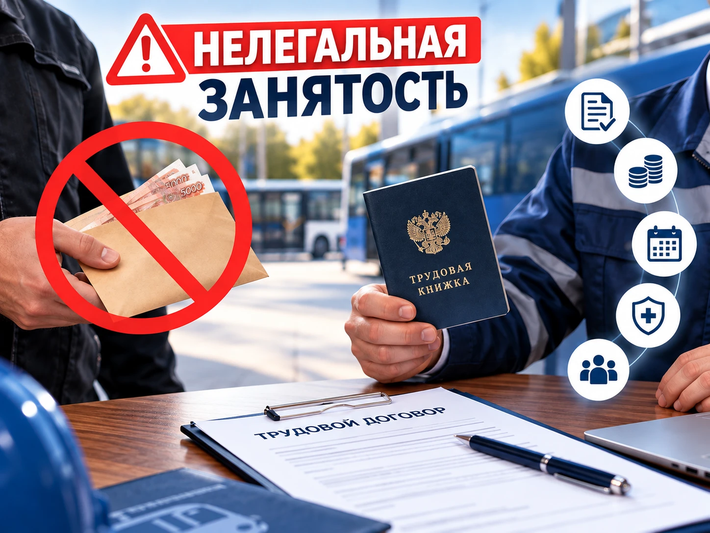 ⚠️ Нелегальная занятость: что важно знать работнику