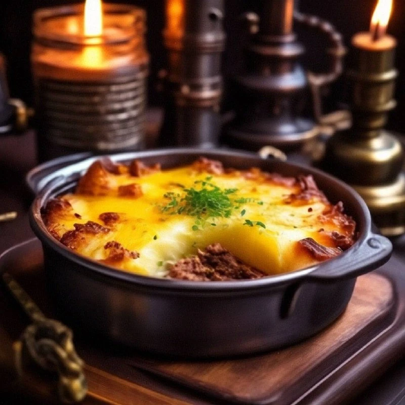 Картофельная запеканка с фаршем
