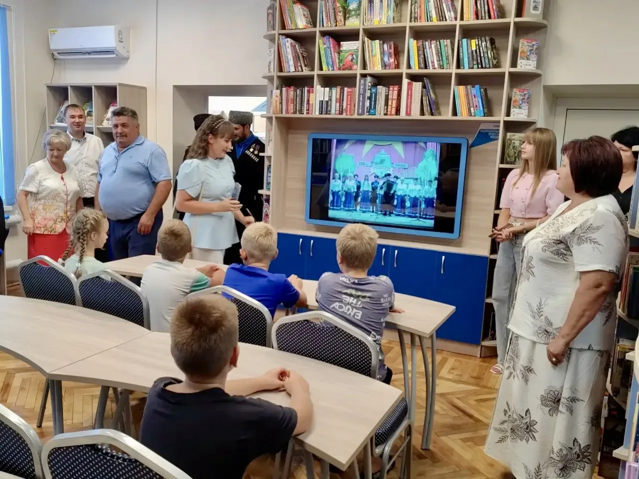 Открытие библиотеки нового поколения  в станице Галюгаевской