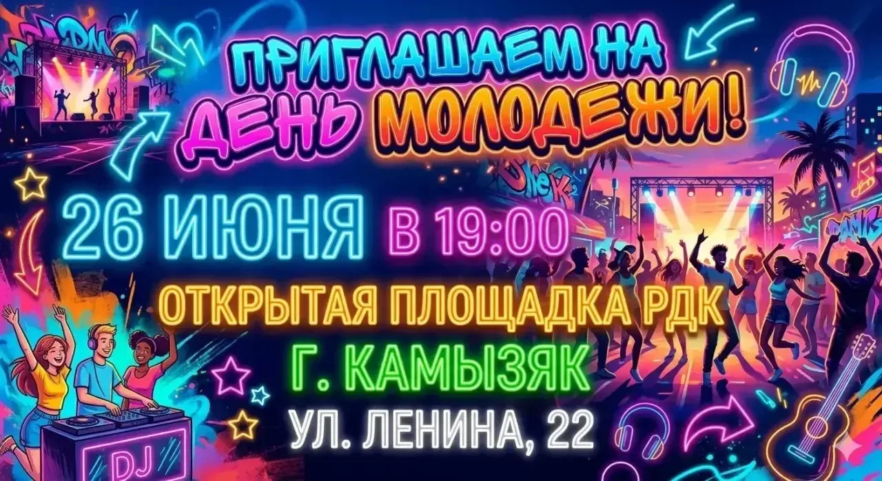 Приглашаем всех на яркий и незабываемый День молодежи!