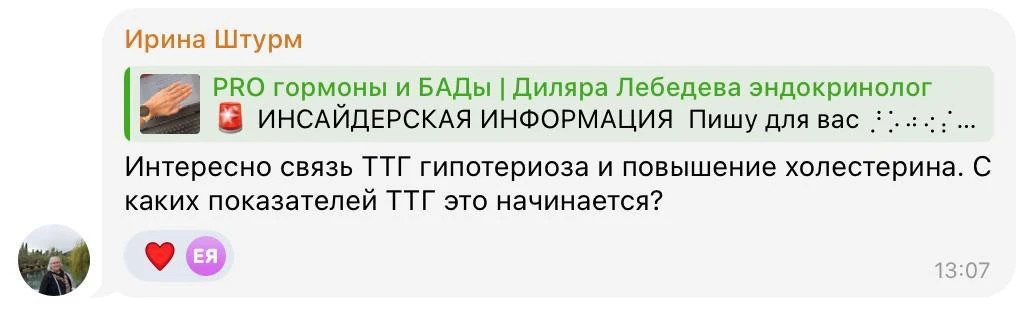 ЩИТОВИДКА И ХОЛЕСТЕРИН