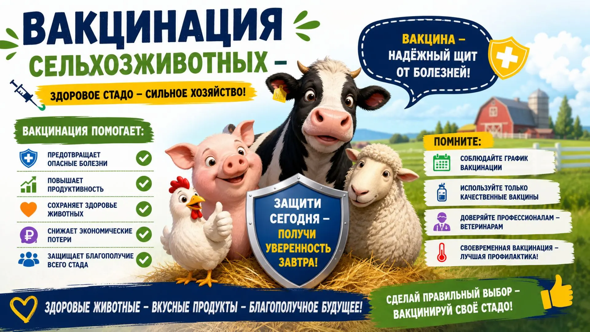 💉Вакцинация животных сегодня — это не «по желанию», а важная мера, от которой зависит благополучие 
