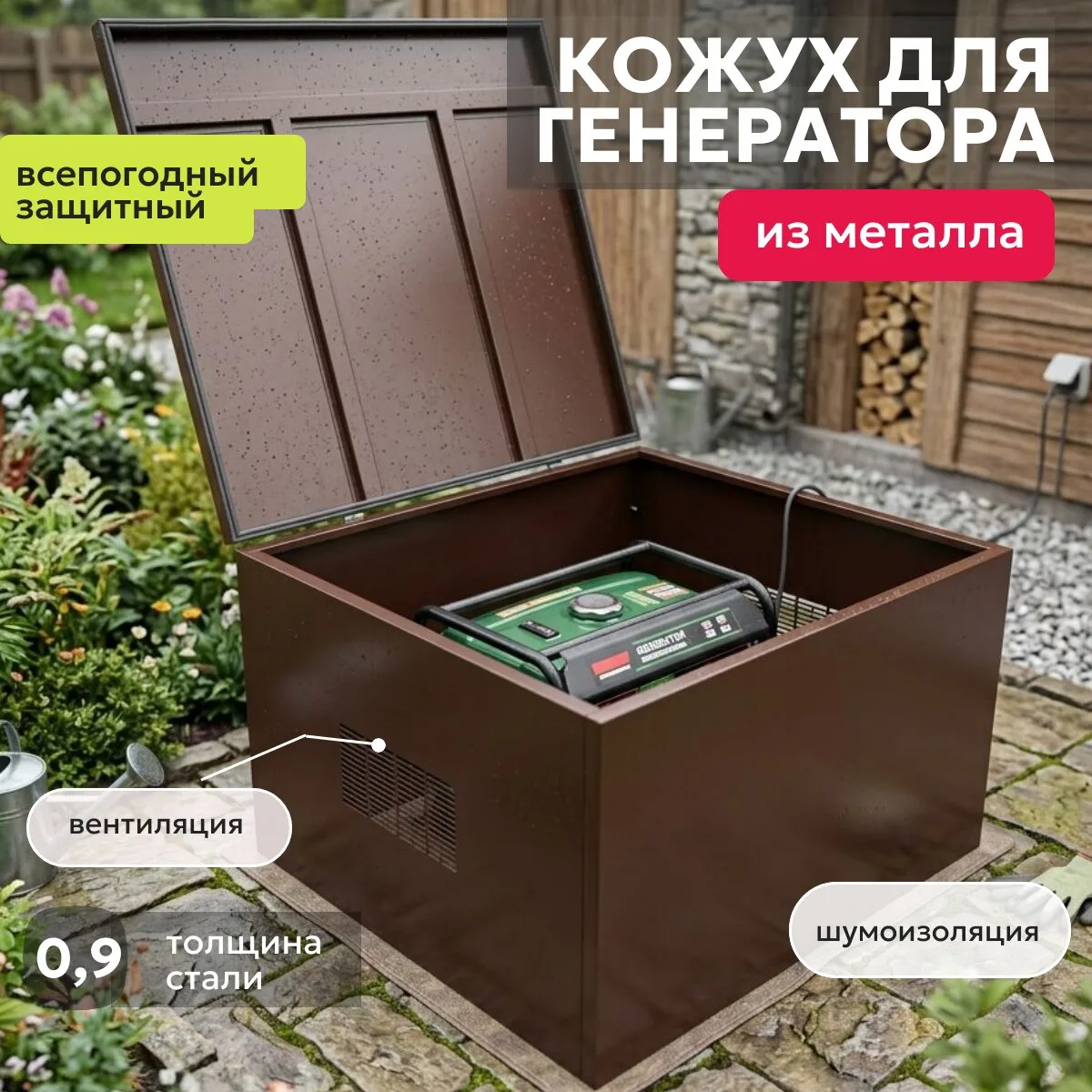Кожух для генератора металлический защитный