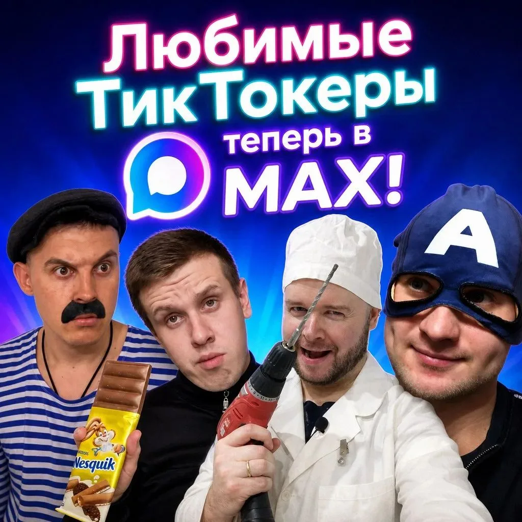 Все популярные ТикТокеры теперь в MAX⚡