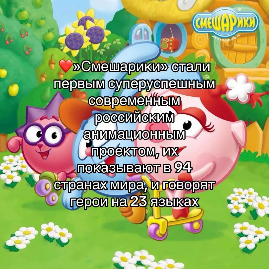 Интересные факты про Смешарков