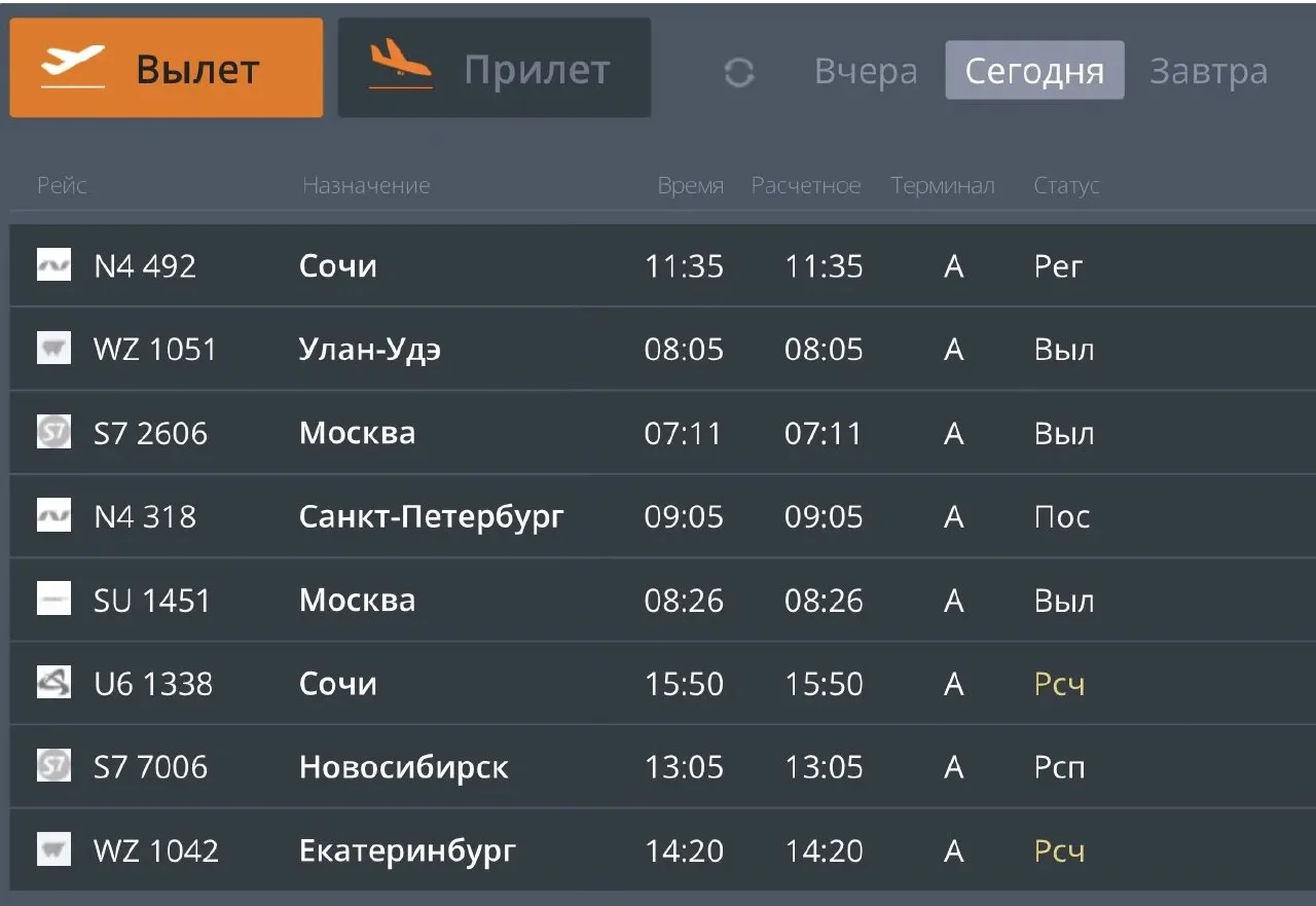 Пассажиры рейса Кемерово — Сочи вторые сутки ожидают вылета в аэропорту. Самолет не мож...