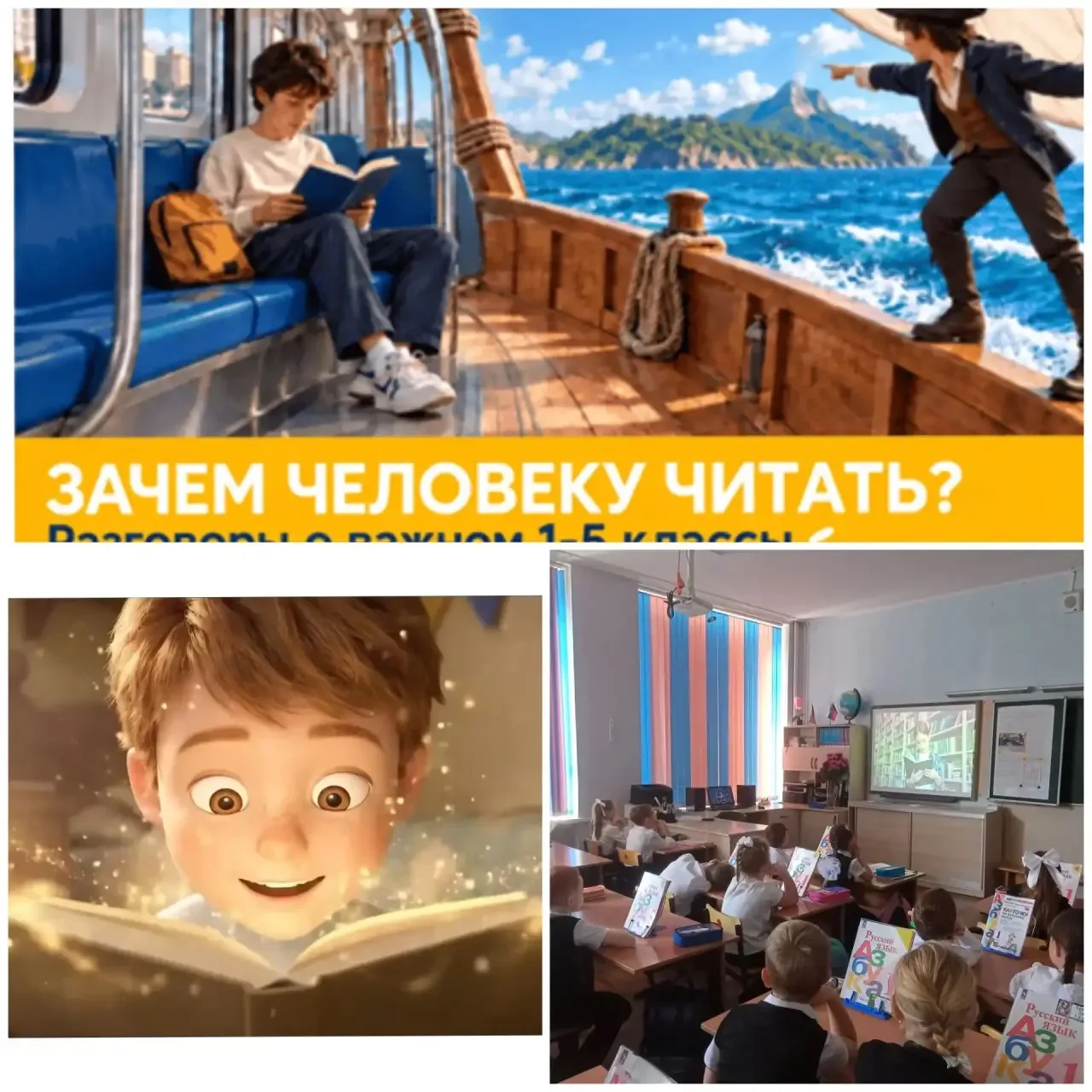 РАЗГОВОРЫ О ВАЖНОМ | Зачем человеку читать📖
