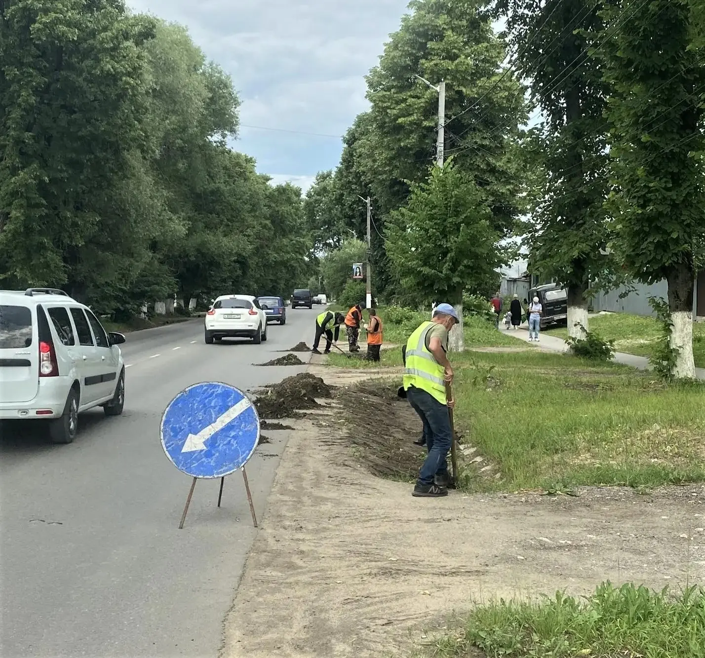 МКУ «Спецавтохозяйство г.Алексина» продолжает работы по благоустройству общественных пространств как