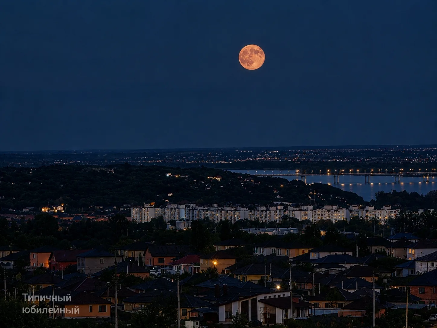 В последние дни луна радует нас своей красотой. 🌆