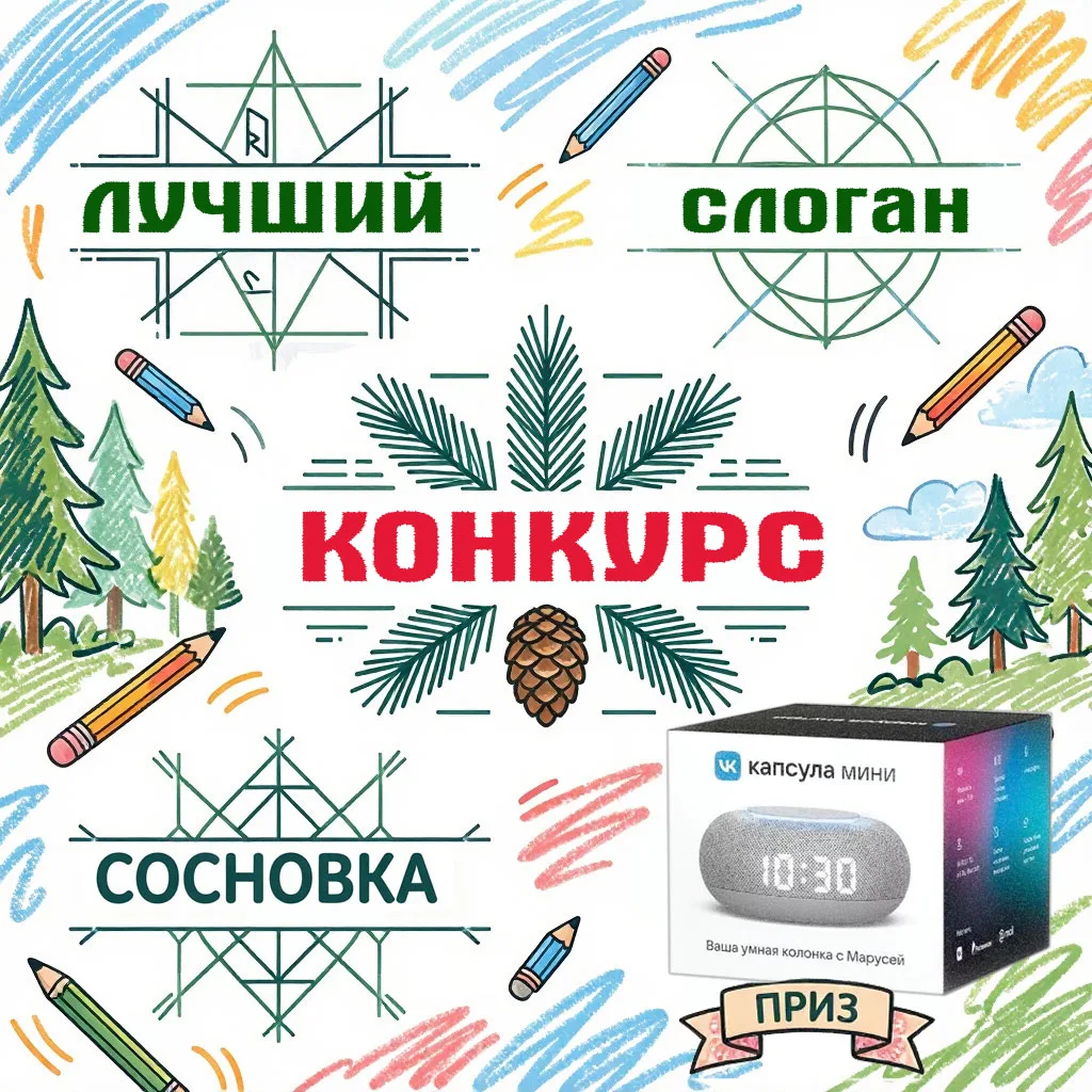 🌟 Конкурс на лучший слоган для детского лагеря «Сосновка»! 🌟