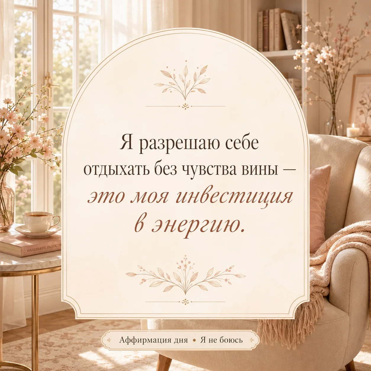 🧡 – разрешаю!

✨Я не боюсь✨