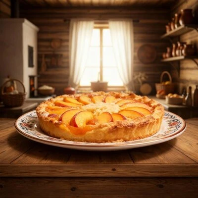 Пирог “Персиковое чудо” 🍑✨

Этот пирог — воплощение нежности и лета! Он сочетает в себе воздушные б