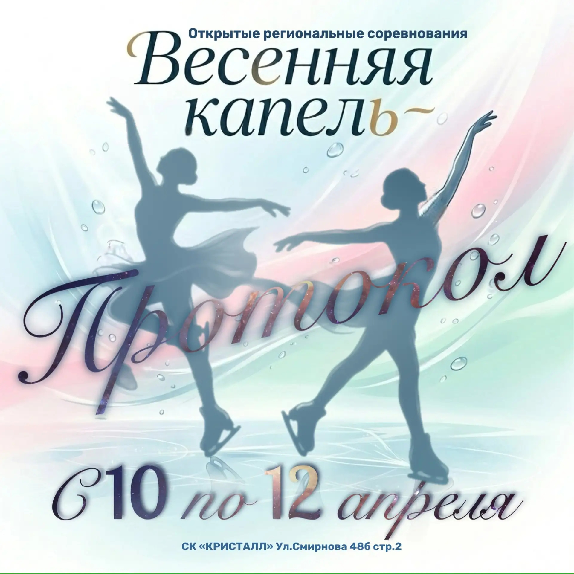 А вот и протокол соревнований «Весенняя капель» - официальный файл во вложении. Смотрит...