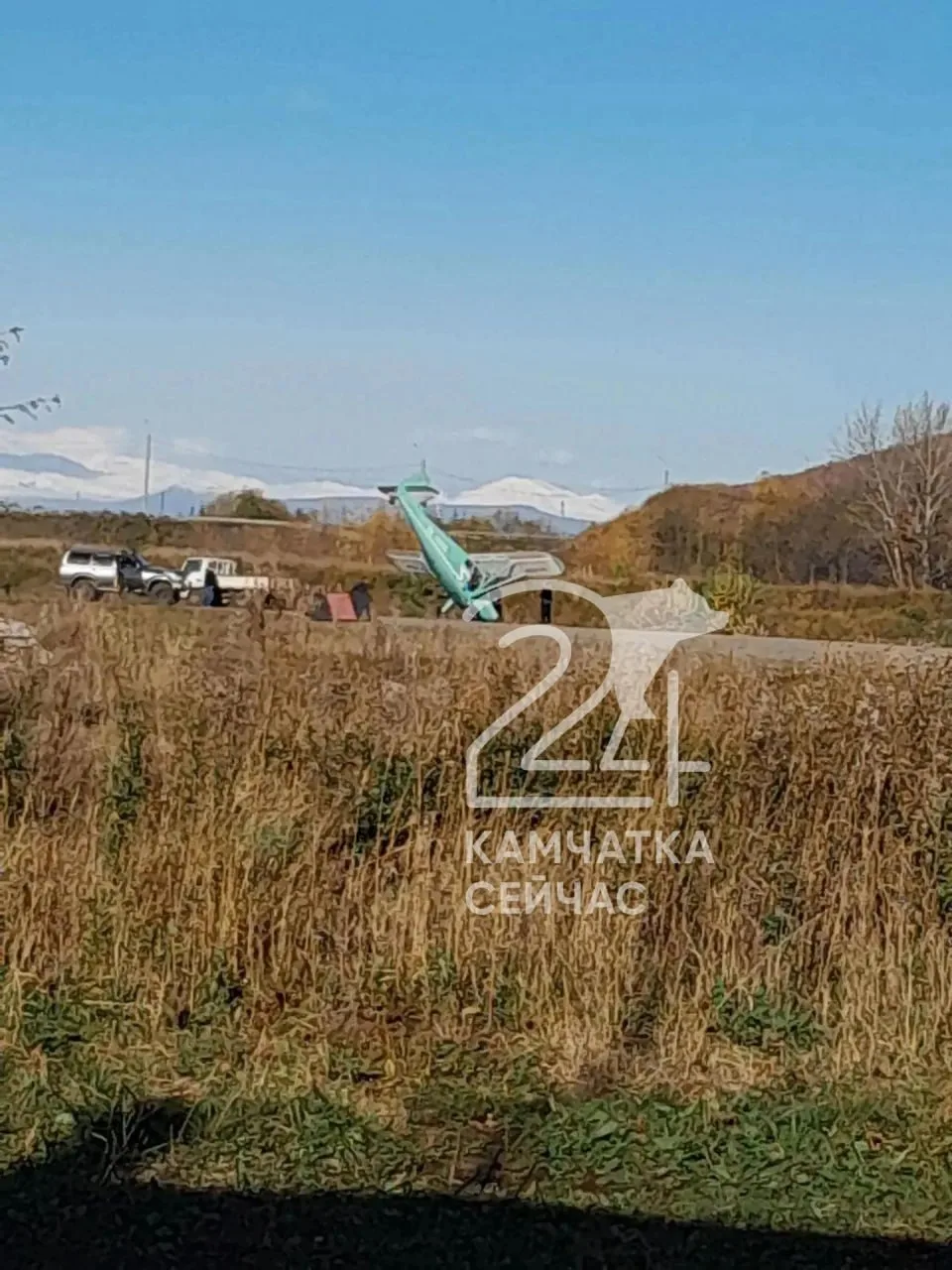 В Ключах разбился частный самолёт. Пилот не пострадал 🛩
