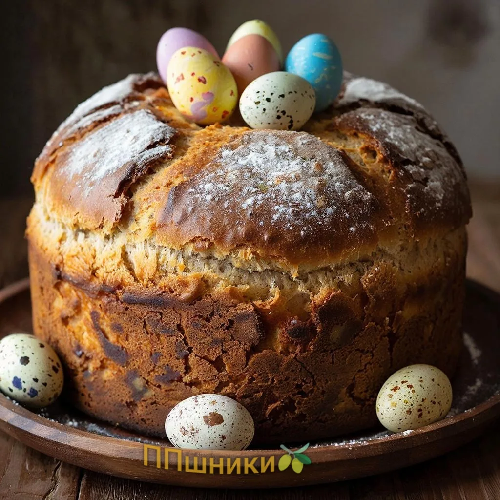 ✨Кулич из цельнозерновой муки✨