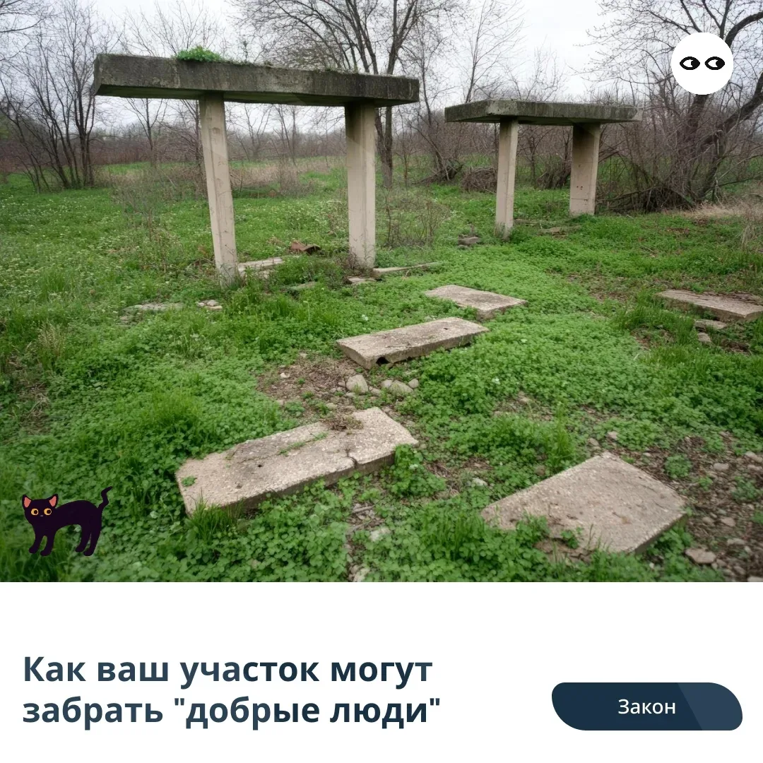 🧑‍⚖️Как ваш участок могут забрать "добрые люди"