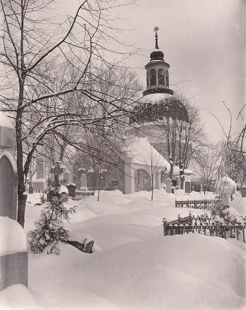 Зима в Стокгольме, 1890 год.