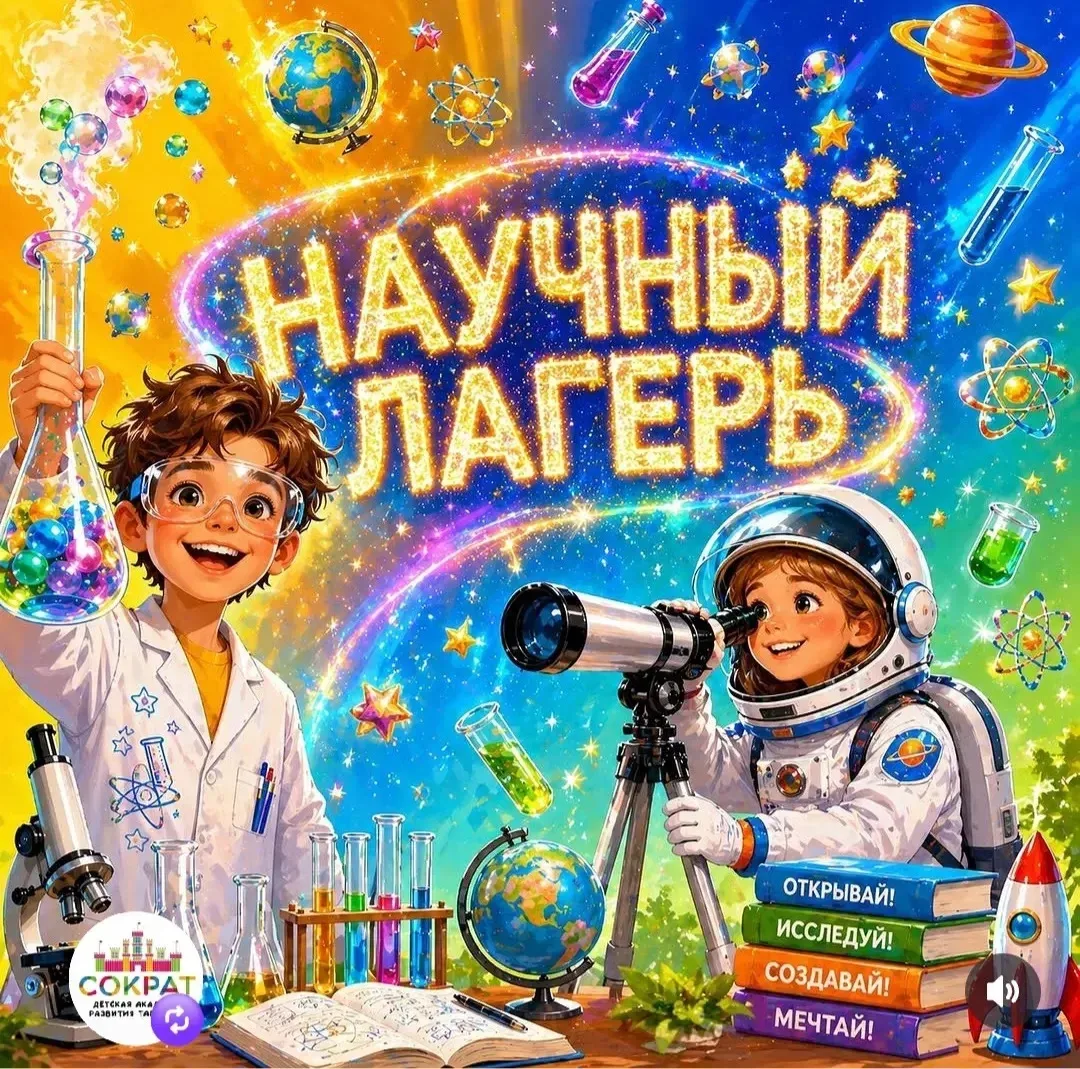 🎉 КАНИКУЛЫ С ПОЛЬЗОЙ! 🎉  🚀Старт 27 мая!  👧 👦 1-5 классы  Программа научной экспедиции. 💫 Пребывание 