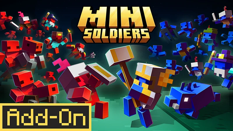 Мод:  МИНИ-СОЛДАТЫ

Описание:
Создавайте битвы с мини-солдатами! Настраивайте и улучшайте свою мини-