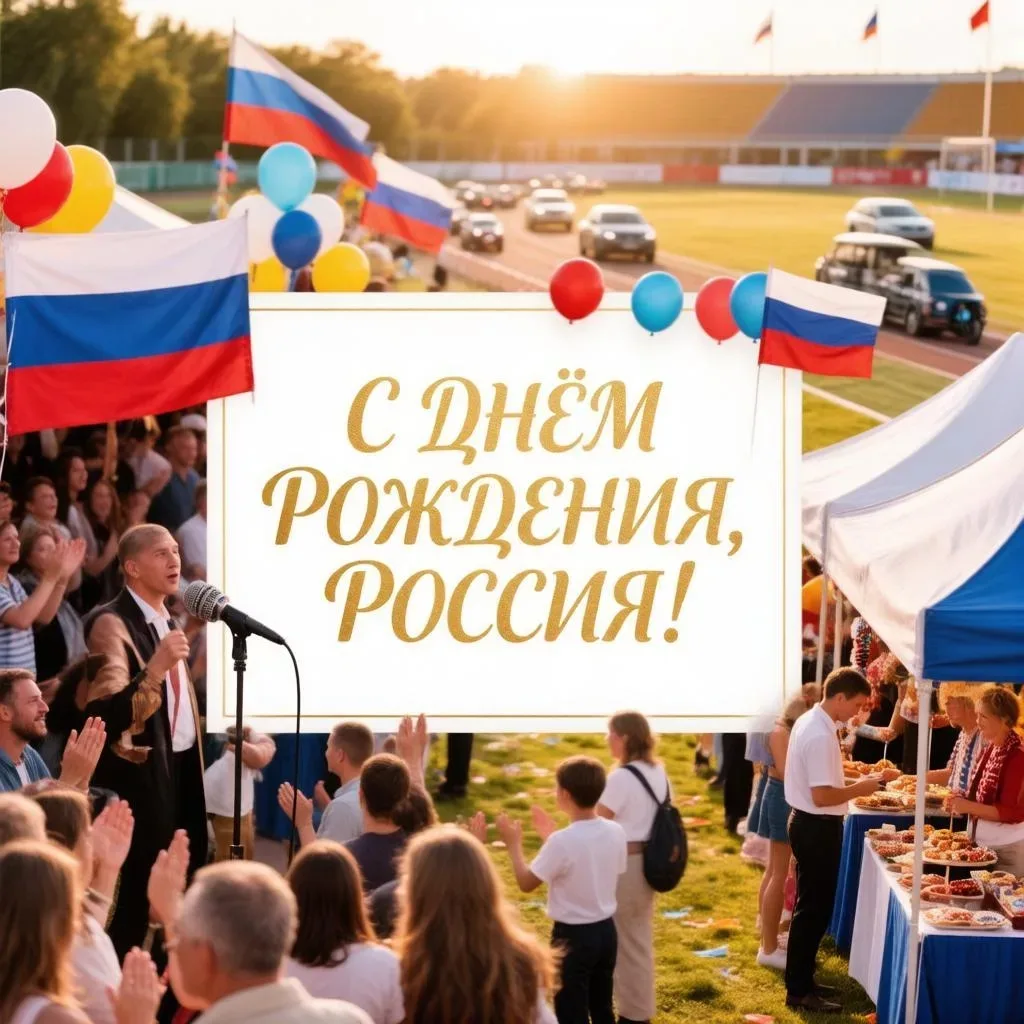 ❗❗❗"С днём рождения, Россия!"🇷🇺
Приглашаем вас на праздничный концерт, посвященный Дню России, кот
