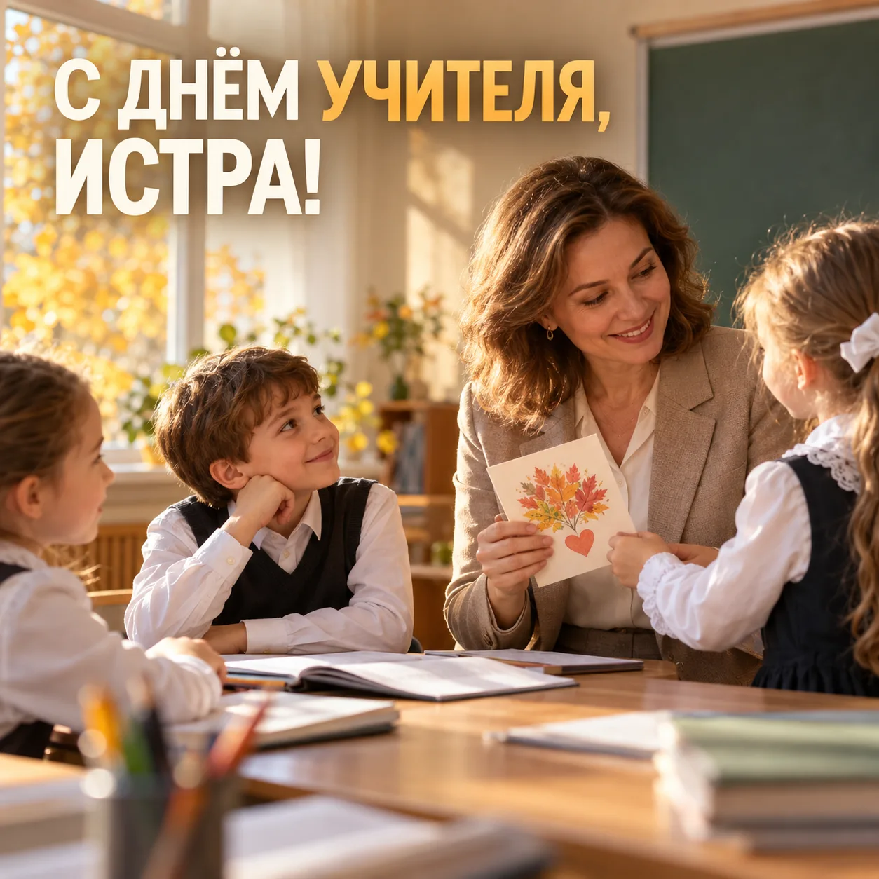 ❤️ С Днём учителя, Истра!