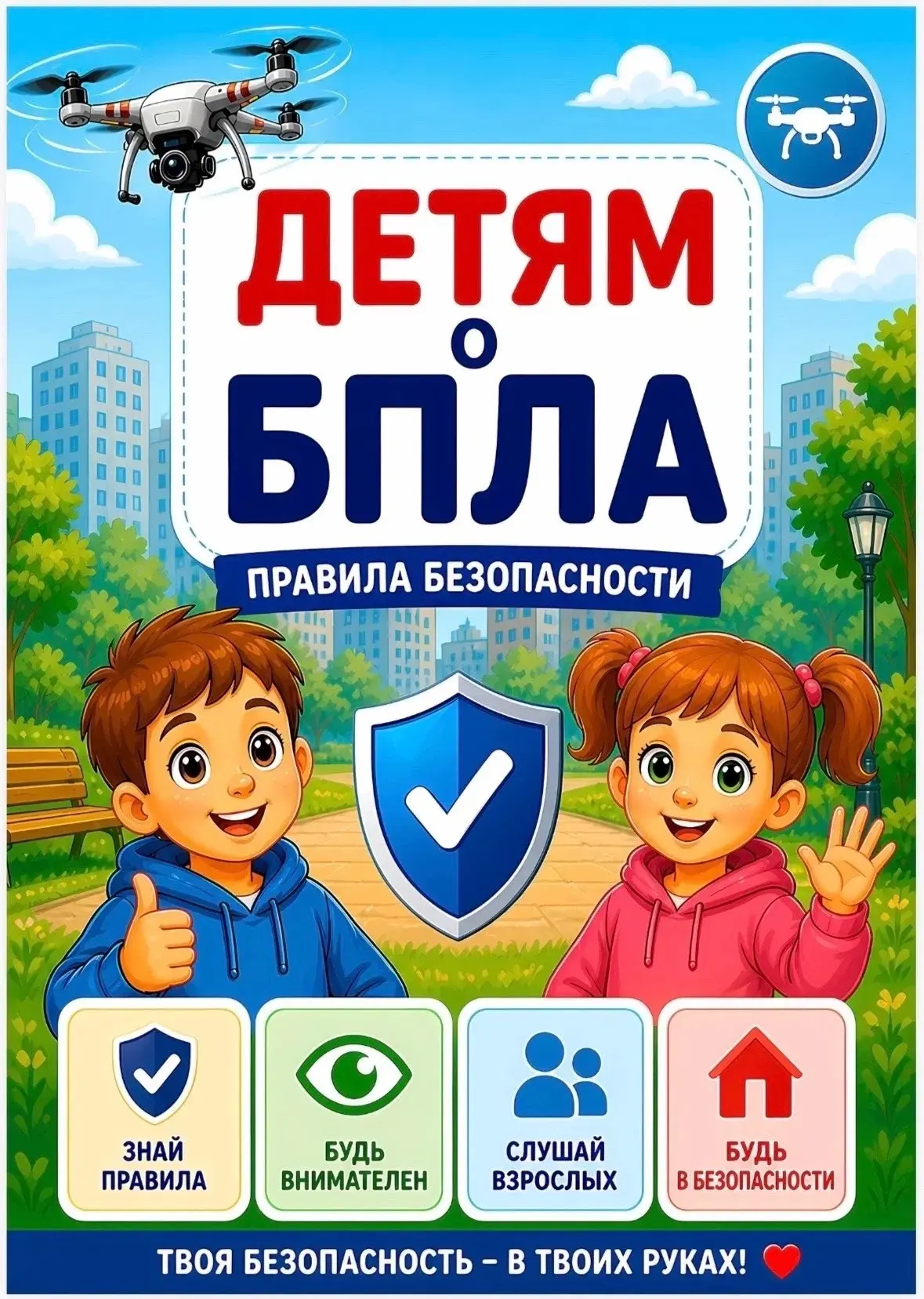 🛸 Что делать при обнаружении БПЛА❓
 
❗️Если вы заметили БПЛА в небе: 
 
1⃣ Немедленно покиньте откр