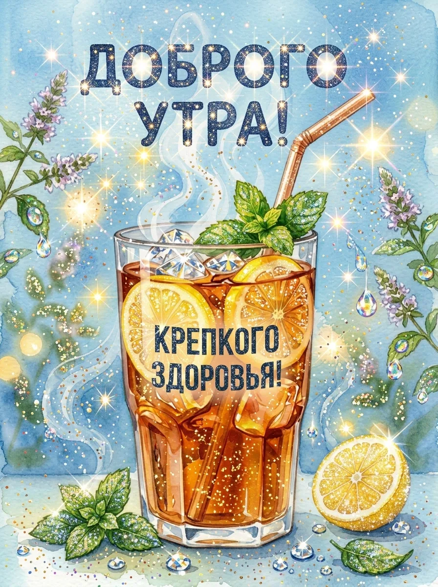Доброе утро! Пусть бодрости хватит на все планы, а радости - на весь день. Желаю здоров...