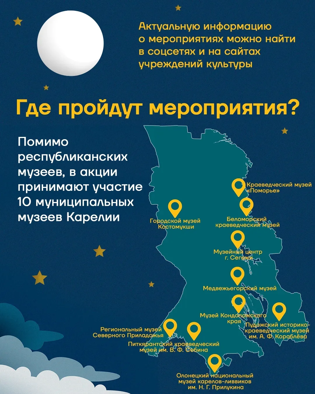 🌕 Готовы отправиться в музеи после заката?