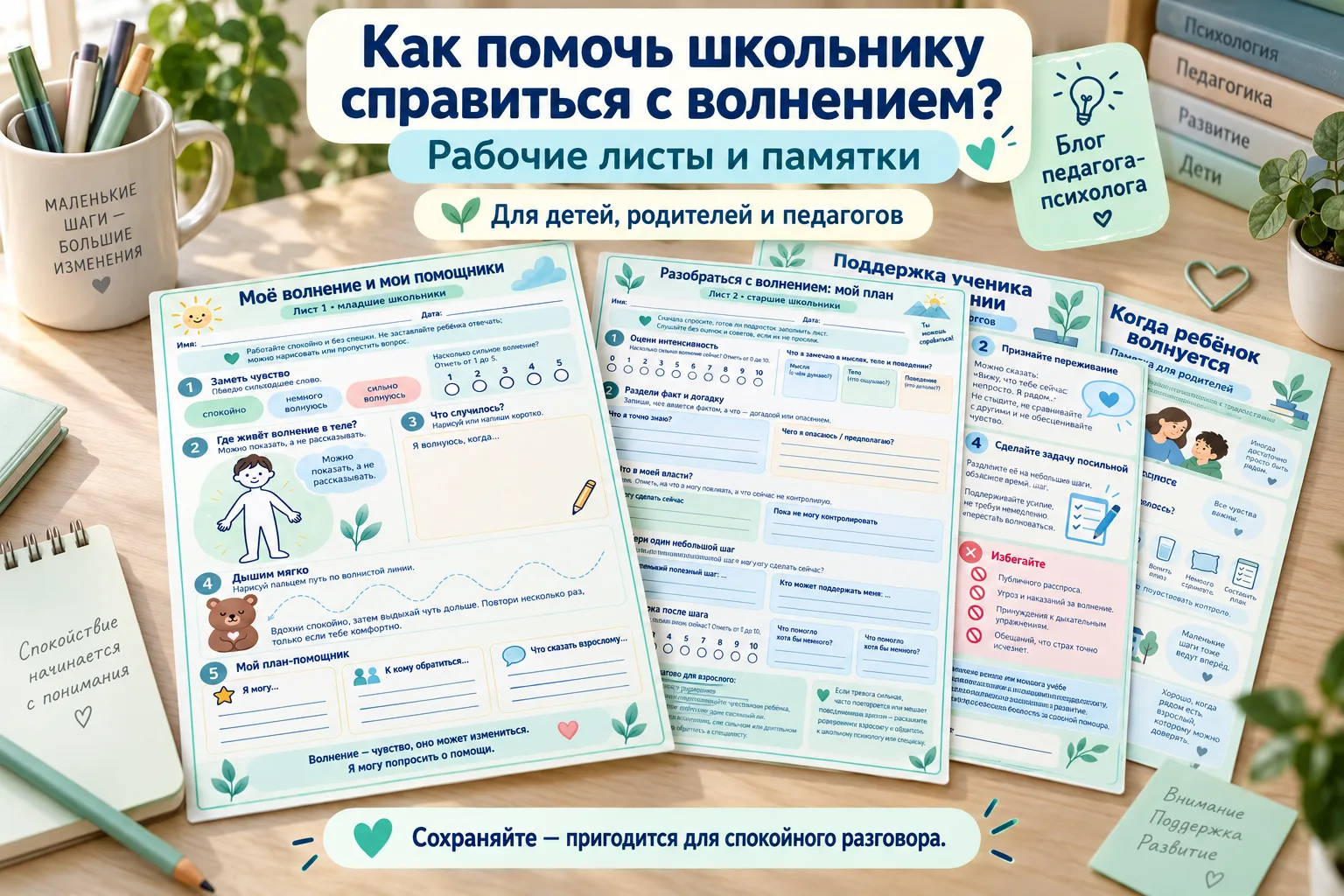 Как помочь школьнику справиться с волнением?