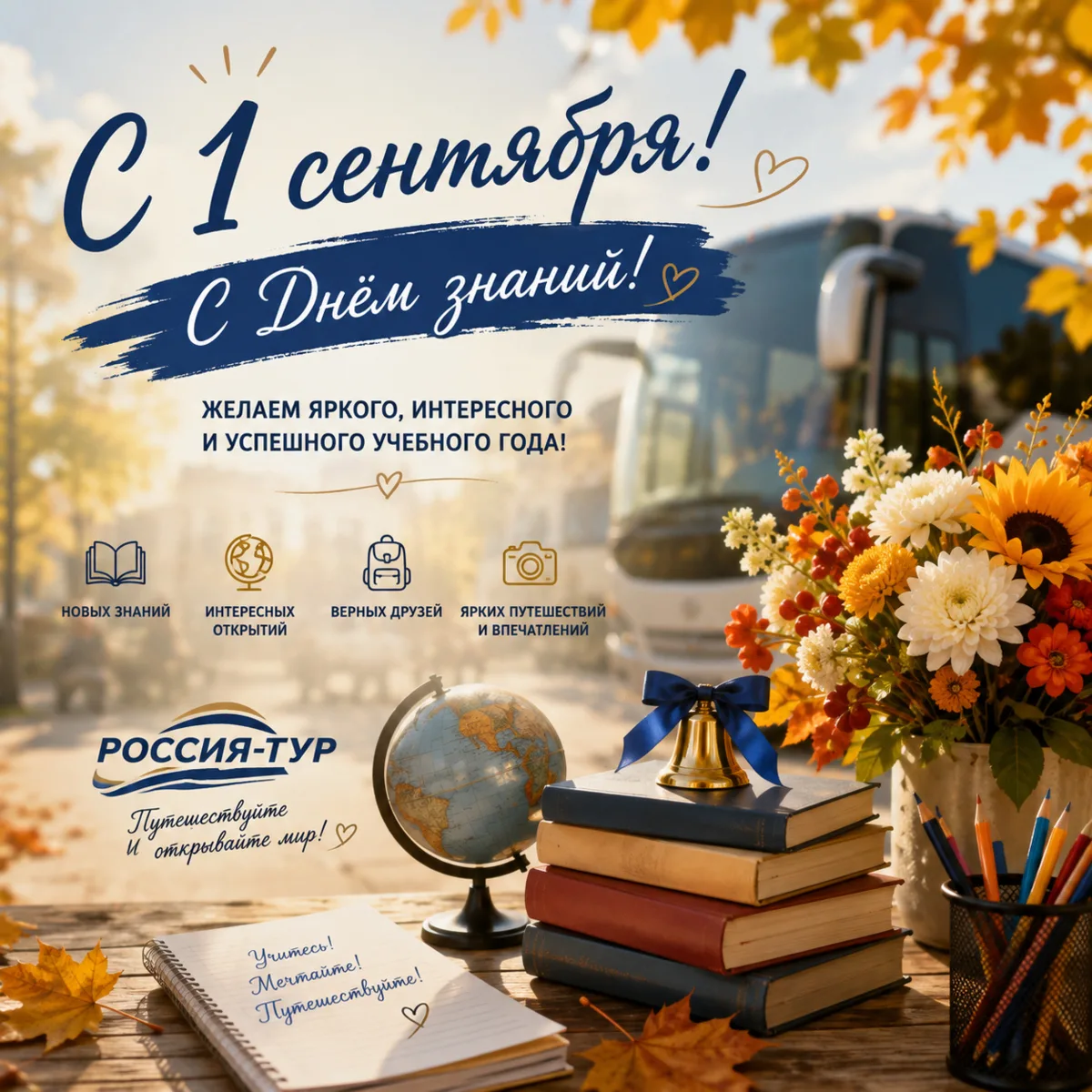 🍁 С 1 СЕНТЯБРЯ! С ДНЁМ ЗНАНИЙ! 📚✨