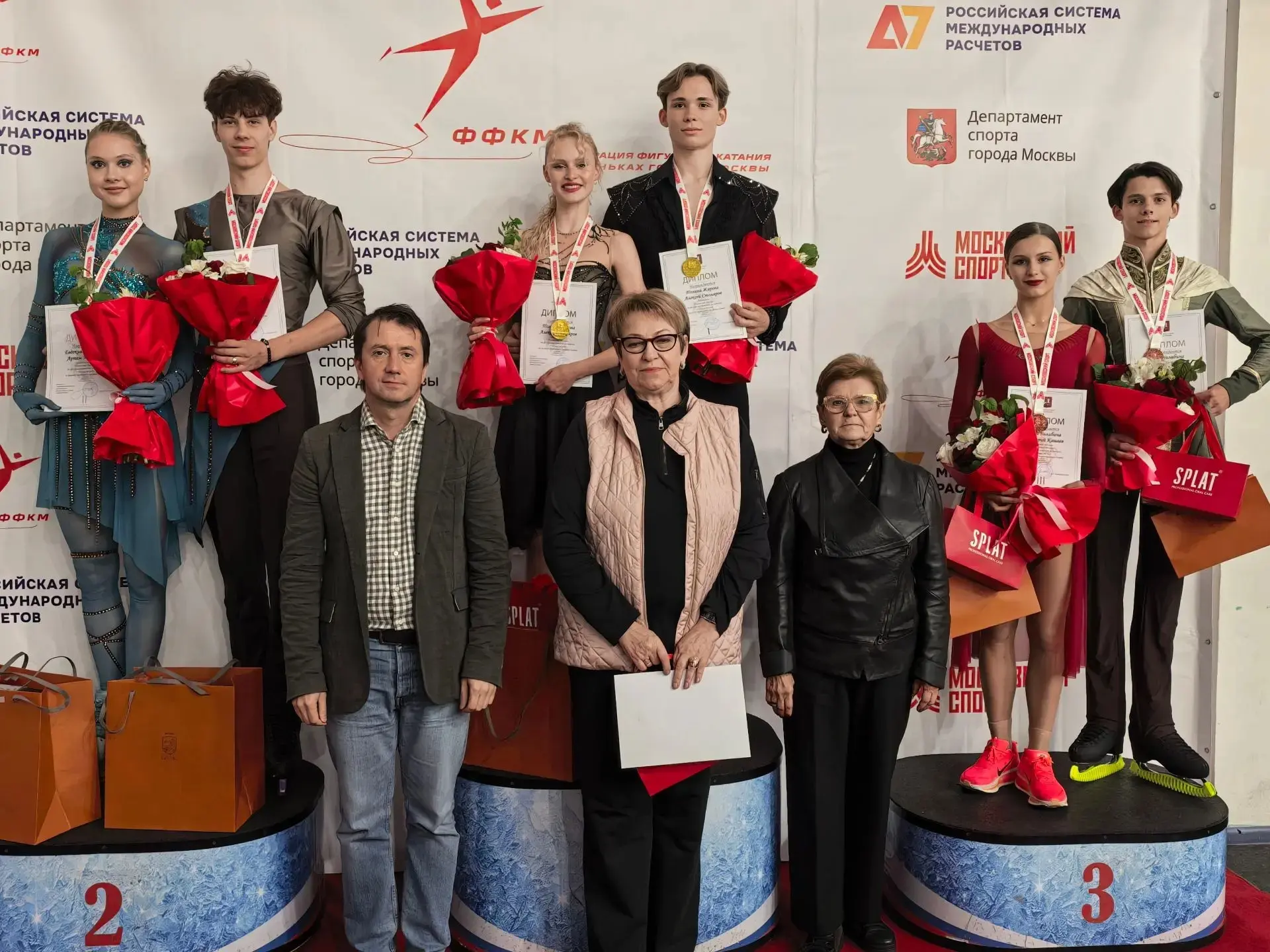 🏆 На Первенстве Москвы разыгран первый комплект медалей — весь пьедестал в танцах на л...