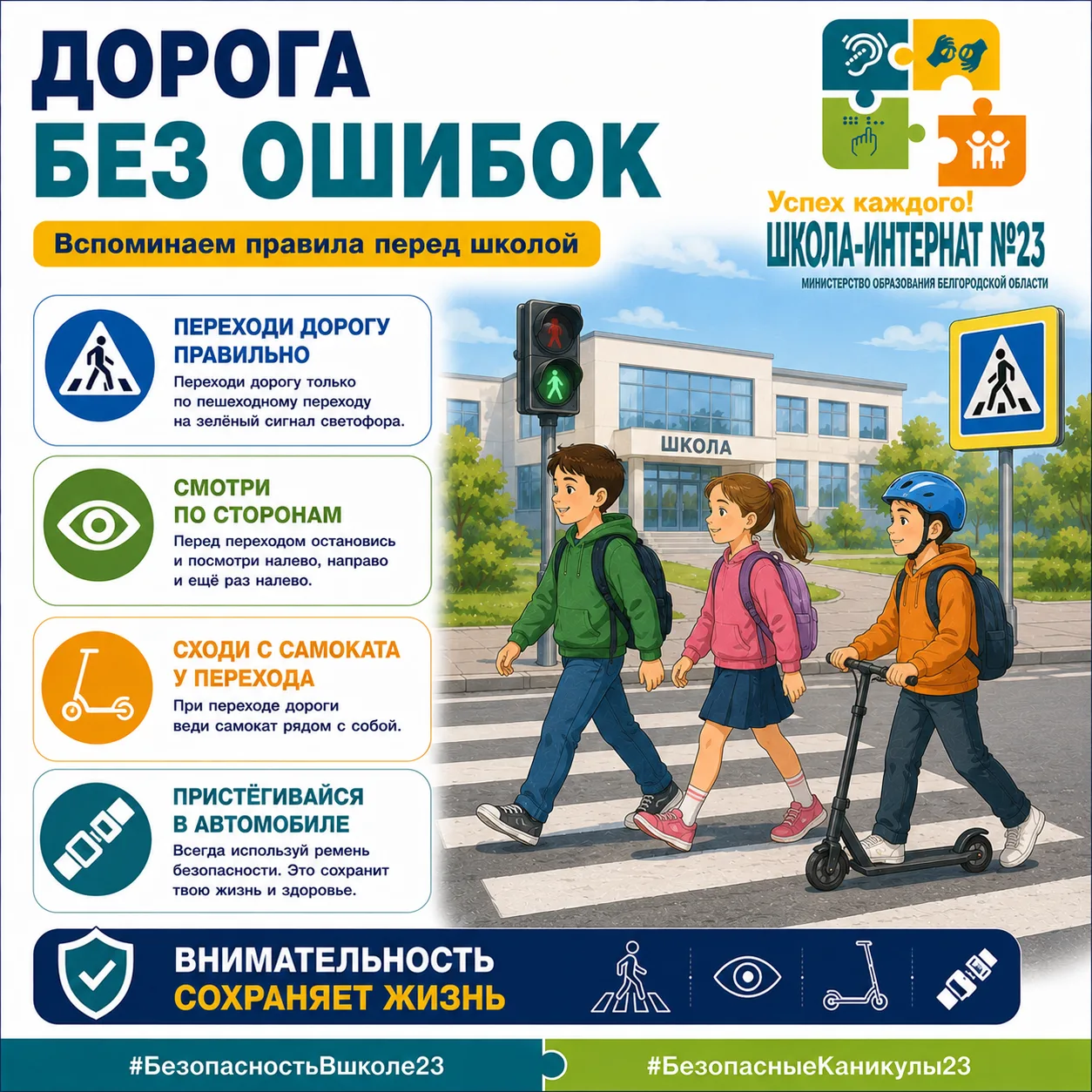 #БезопасностьВшколе23