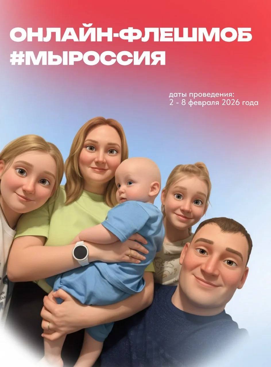 Онлайн-флешмоб #МЫРОССИЯ 🇷🇺 2026 год объявлен Годом единства народов России! В этот год мы вновь пок