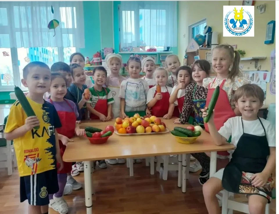 Маленькие шеф-повара в группе «Канарейка»: наш осенний пир! 🍎🥗