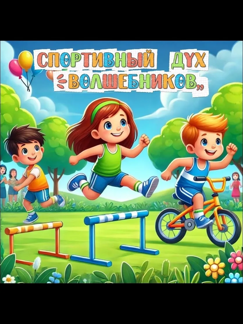 🏃🏻‍♀️Про спорт и здоровый образ жизни в группе "Волшебники"...