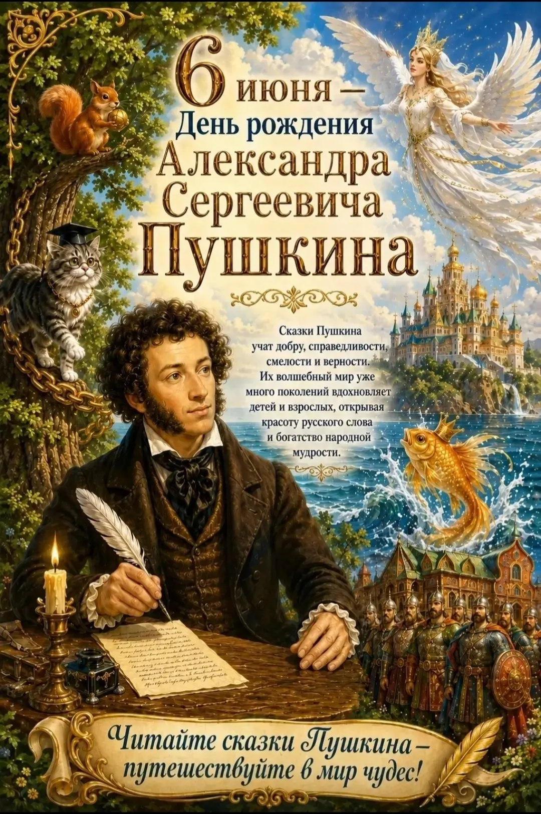 ✨ «Я помню чудное мгновенье…» — с восхищением вспоминаем великого А. С. Пушкина в день ...
