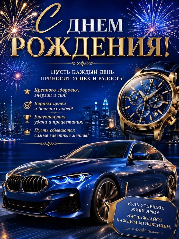 Поздравляем с Днём рождения! 🎂🎁