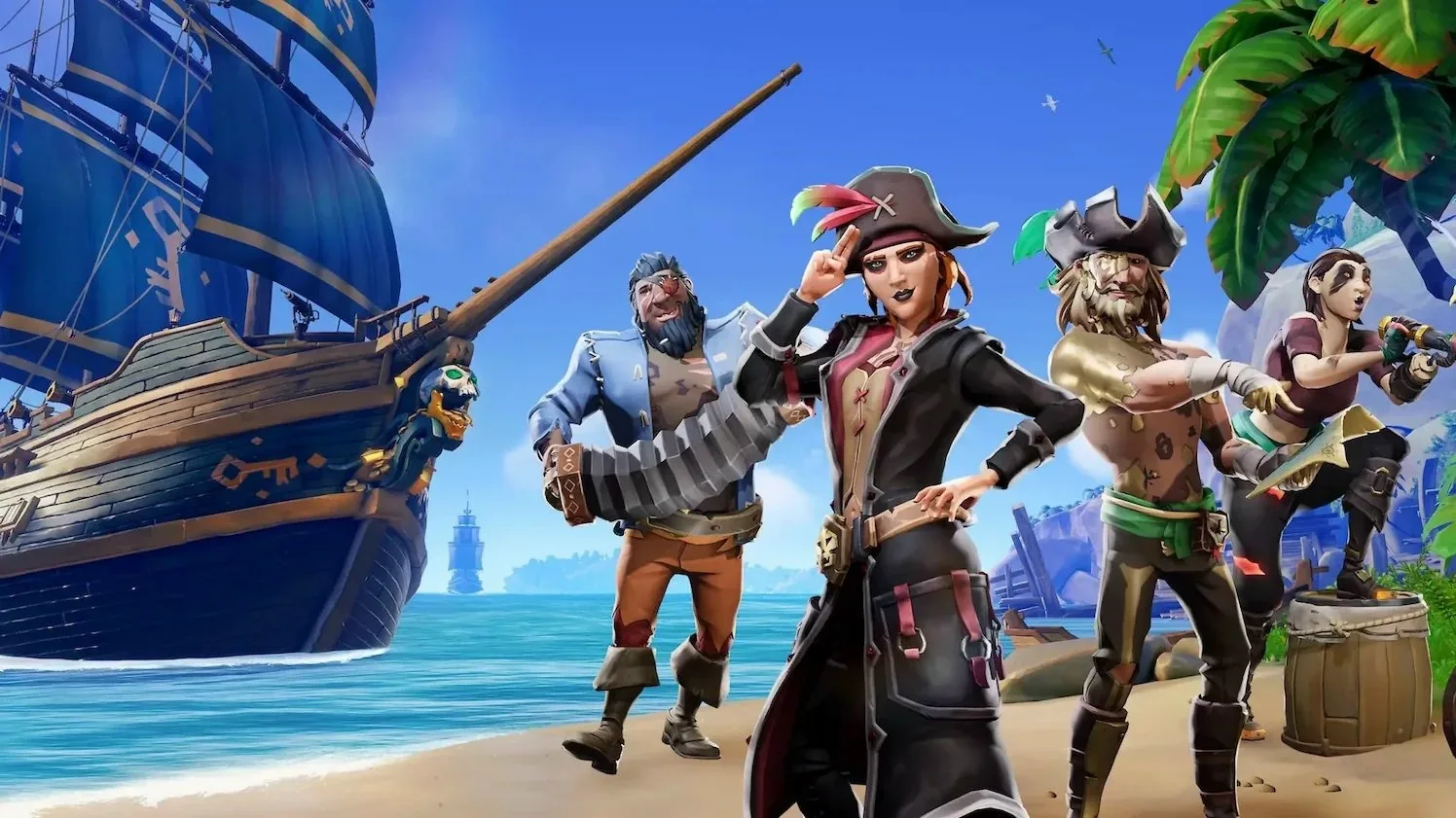 Хорошая новость для пиратов из Sea of Thieves: игра станет весить на Xbox Series X и PC...