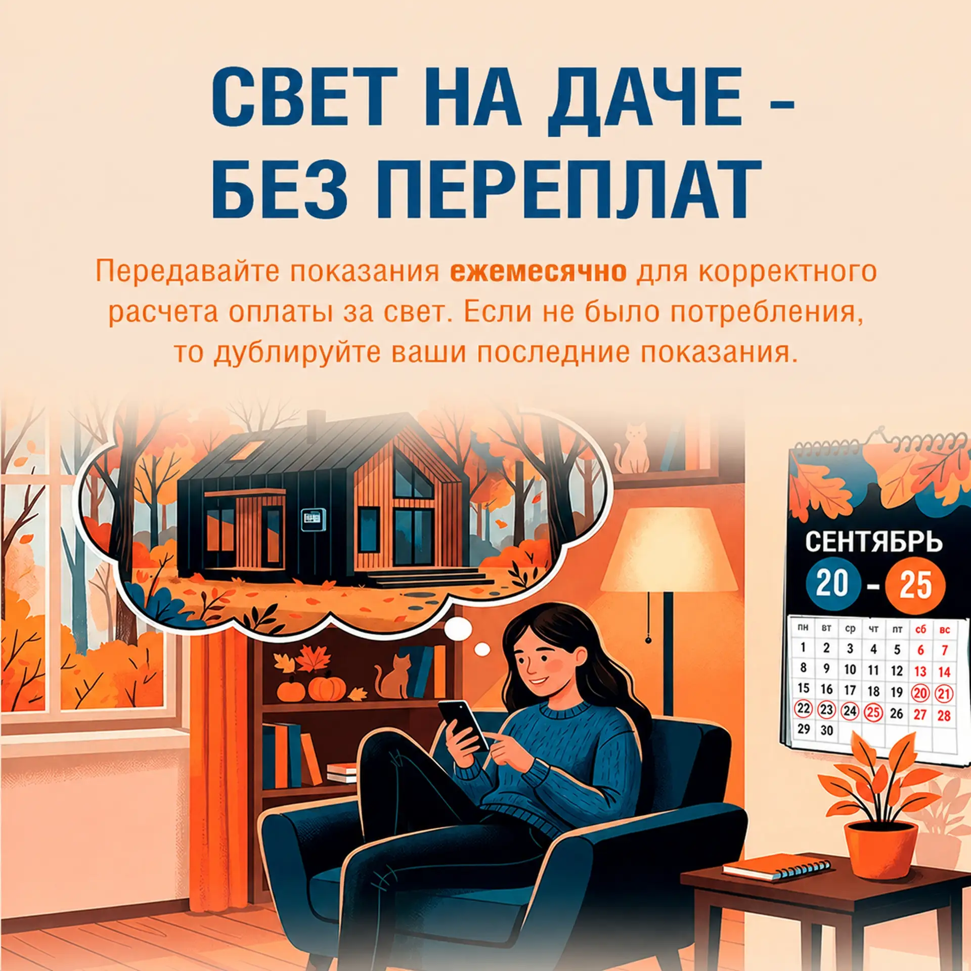 💡Свет на даче — без переплат: почему важно передавать показания счетчиков круглогодично