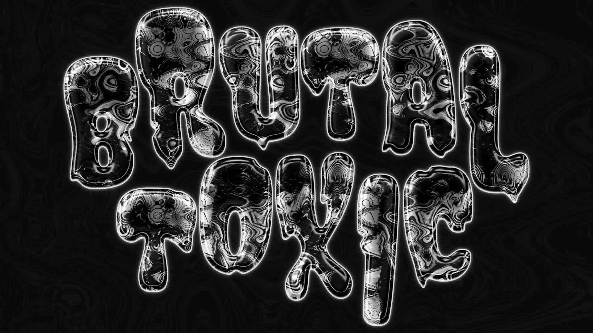 ℹ️  Liquid Metal Text Effect