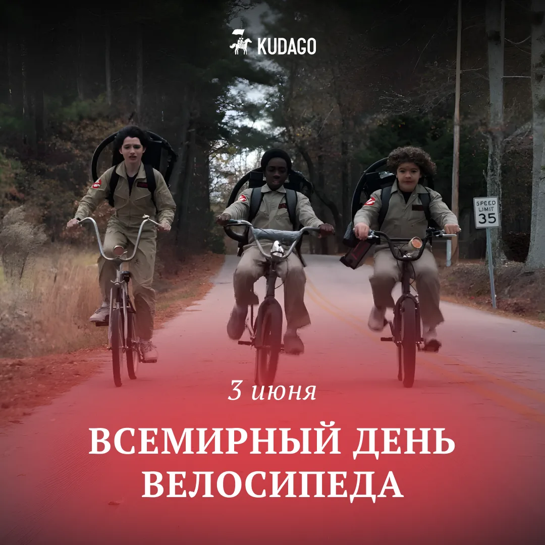 Сегодня — Всемирный день велосипеда

Самое время достать велосипед с балкона и наконец-то устроить с