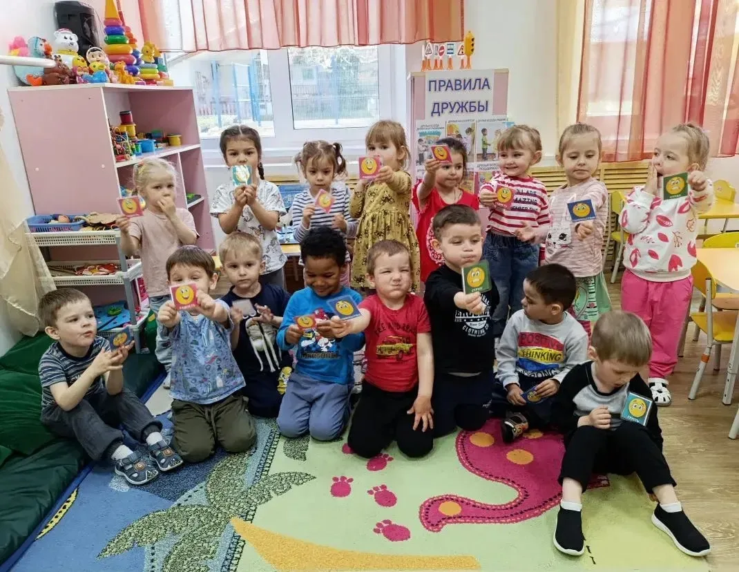 😊 В рамках "Недели психологии"  в младшей группе  прошло игровое занятие "Мир моих эмо...
