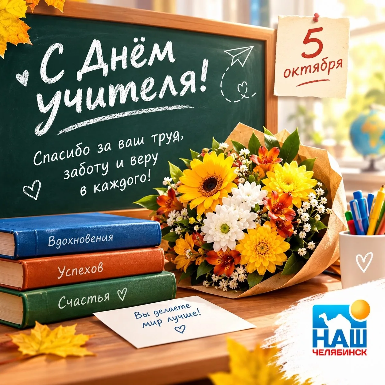 🔔 С Днём Учителя, наши дорогие и любимые педагоги!