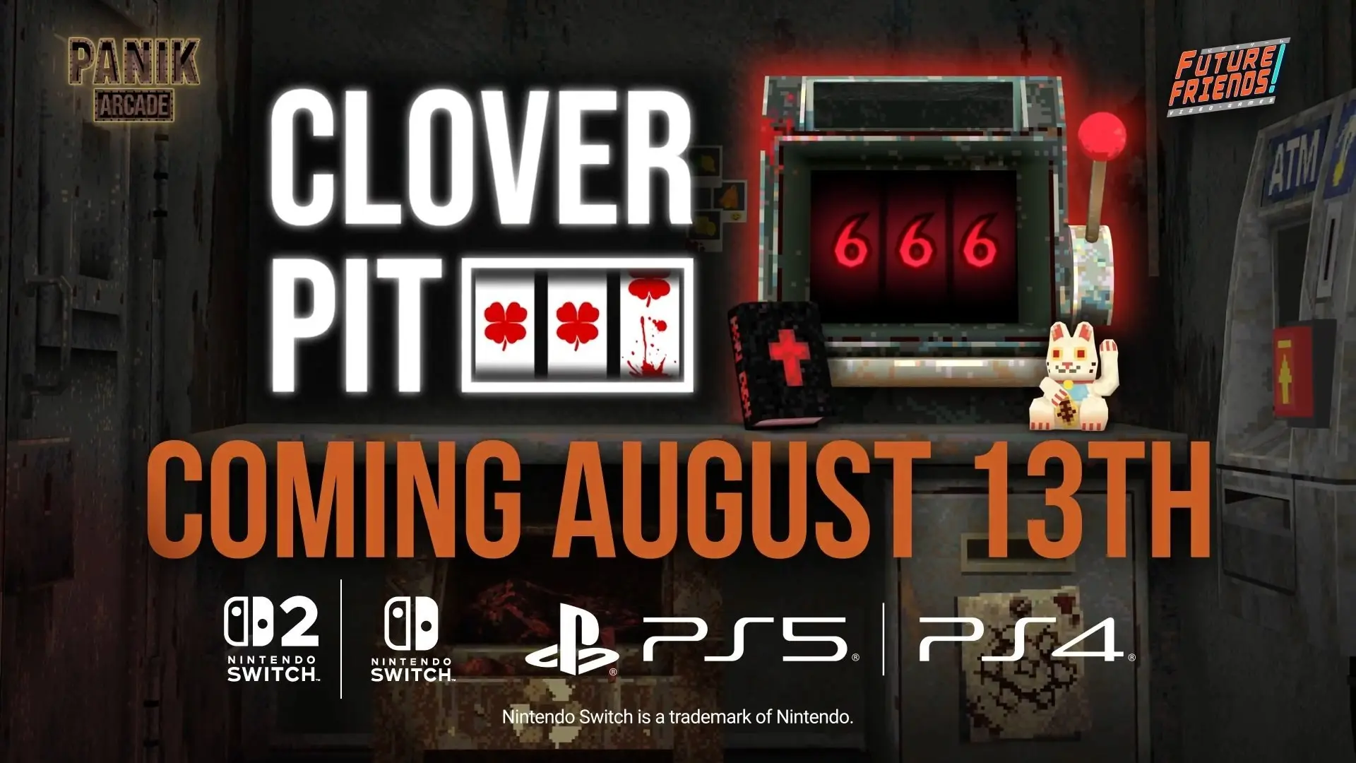 Clover Pit доберётся до PS5/PS4 и Switch/Switch 2 уже 13 августа 

I love my gambling core.