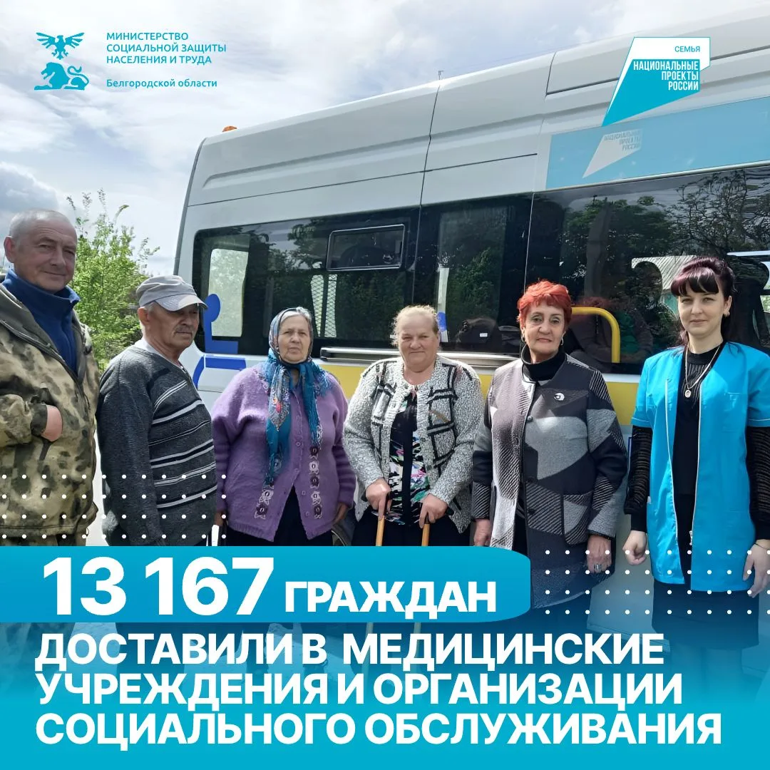 Свыше 13 000 пенсионеров получили содействие в посещении организаций здравоохранения и ...