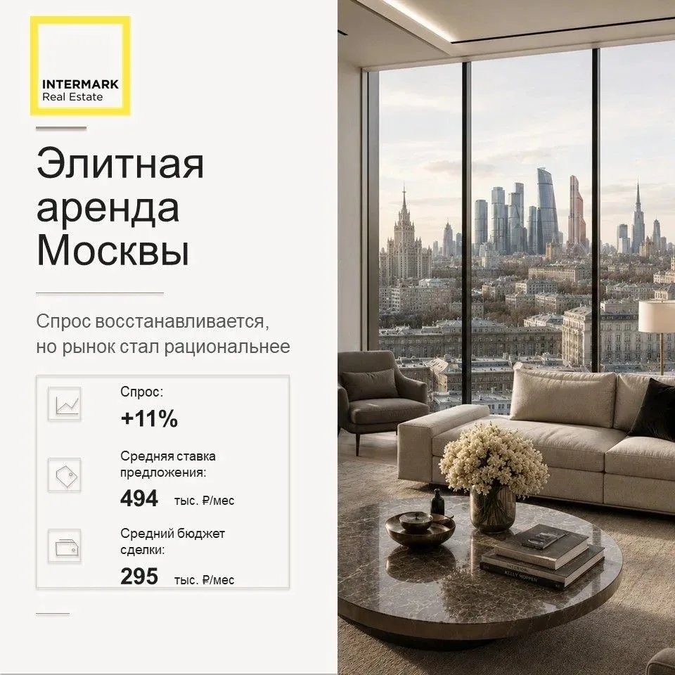 Спрос возвращается, но арендаторы выбирают точнее: что происходит на рынке элитной аренды
