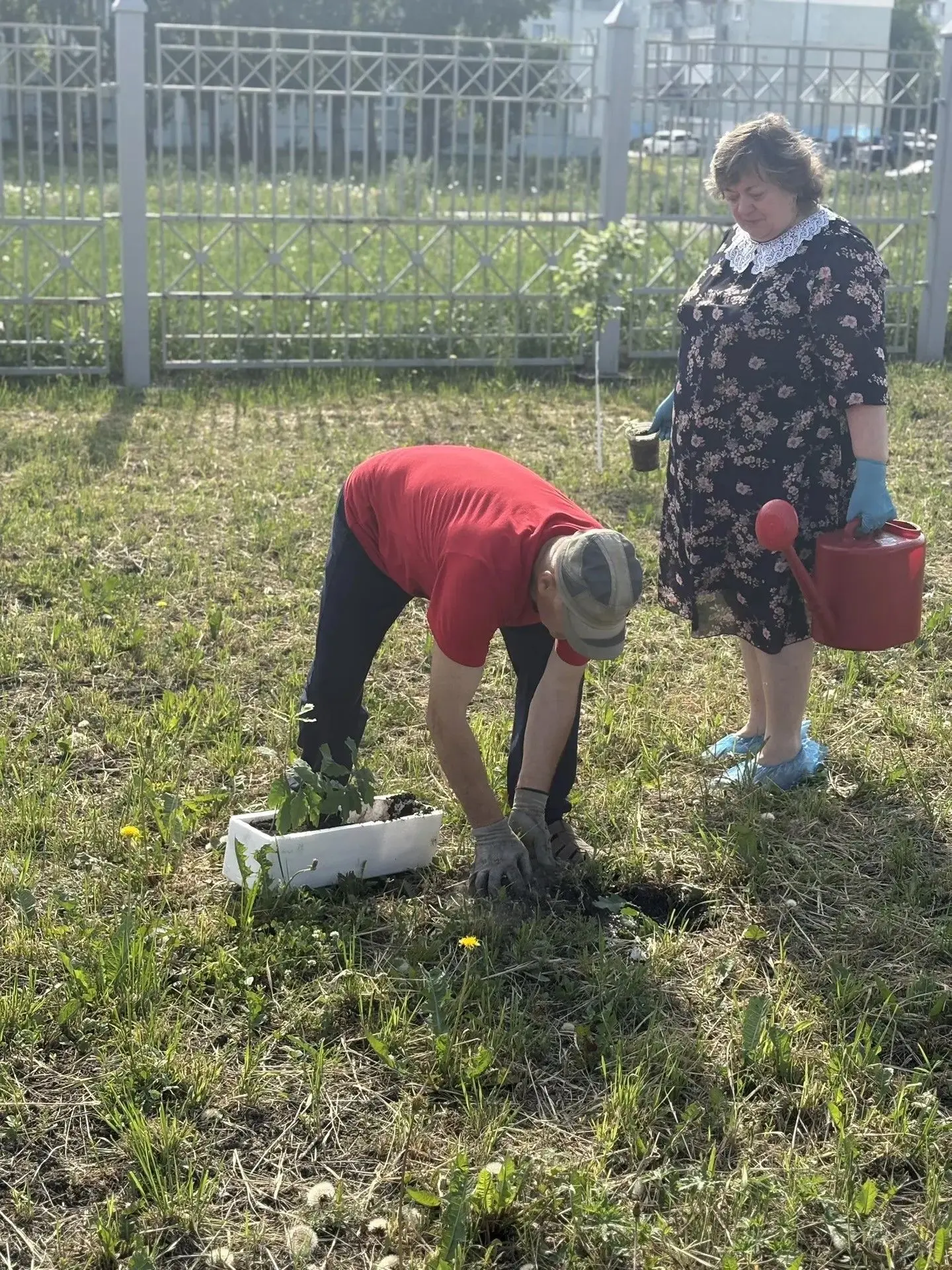 🌳Сегодня на территории новой поликлиники №6 в пгт Бачатский началась важная и символич...